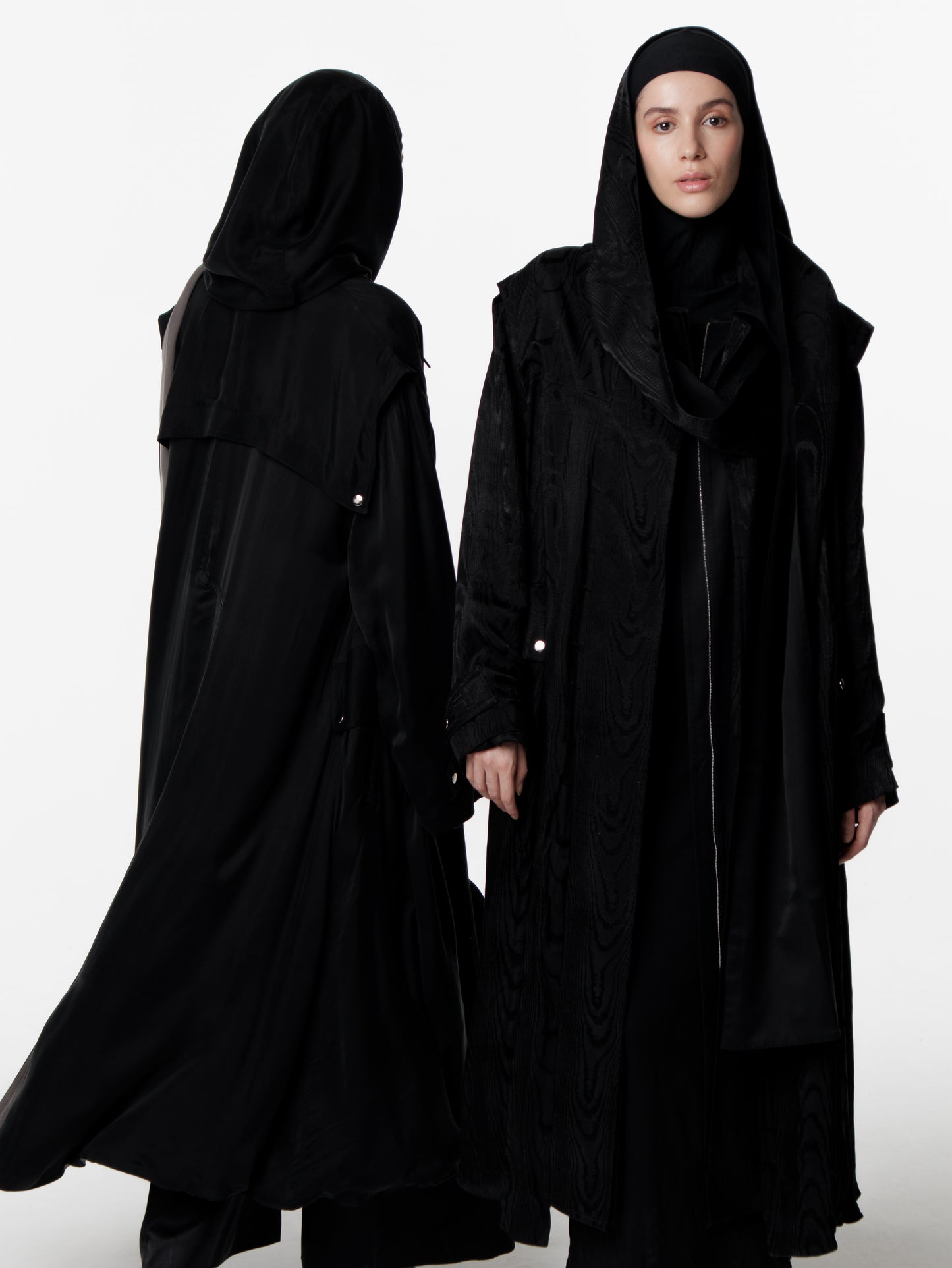 Fine Silk Moire Coat