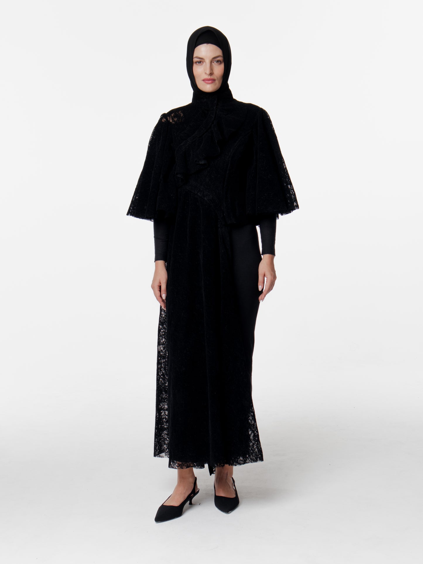 Versatile Long Lace Blouse