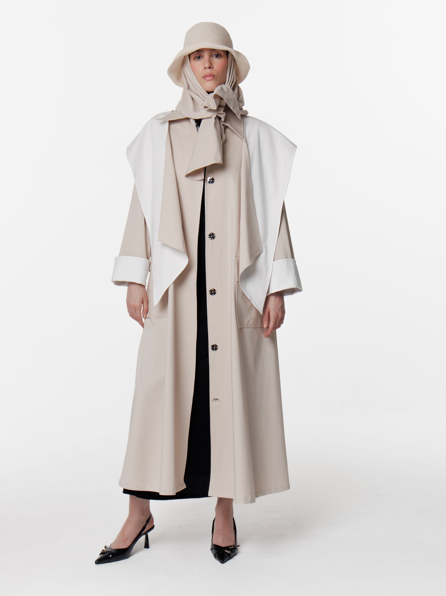 Contrasted Trenchcoat