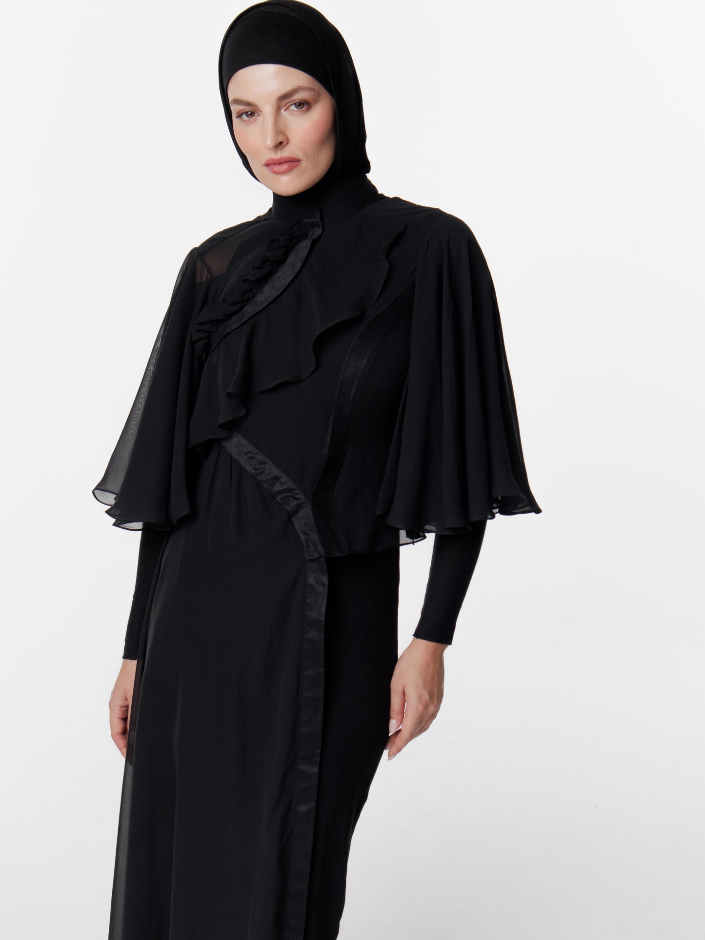 Versatile Long Chiffon Blouse