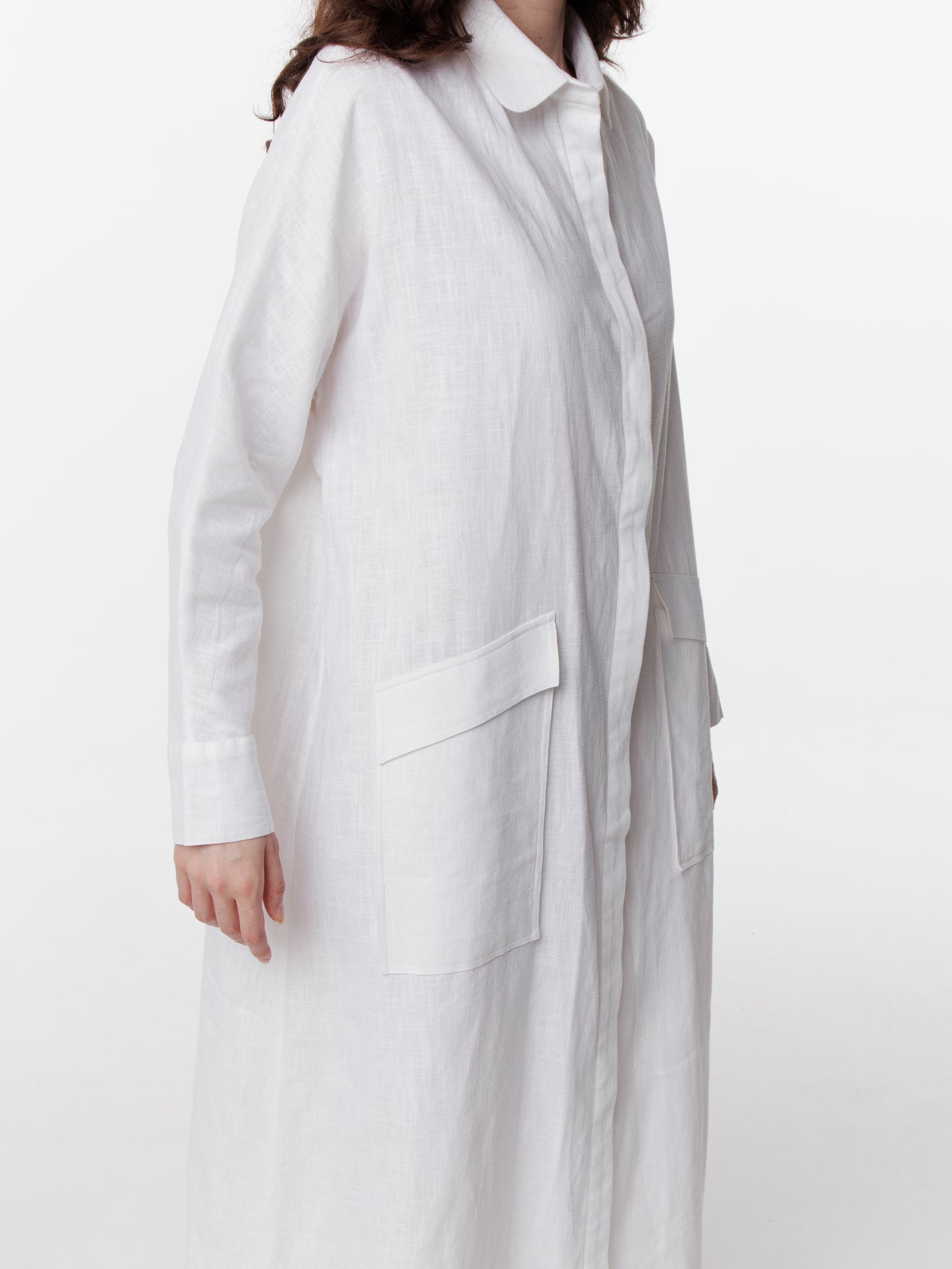 Maxi Linen Shirtdress