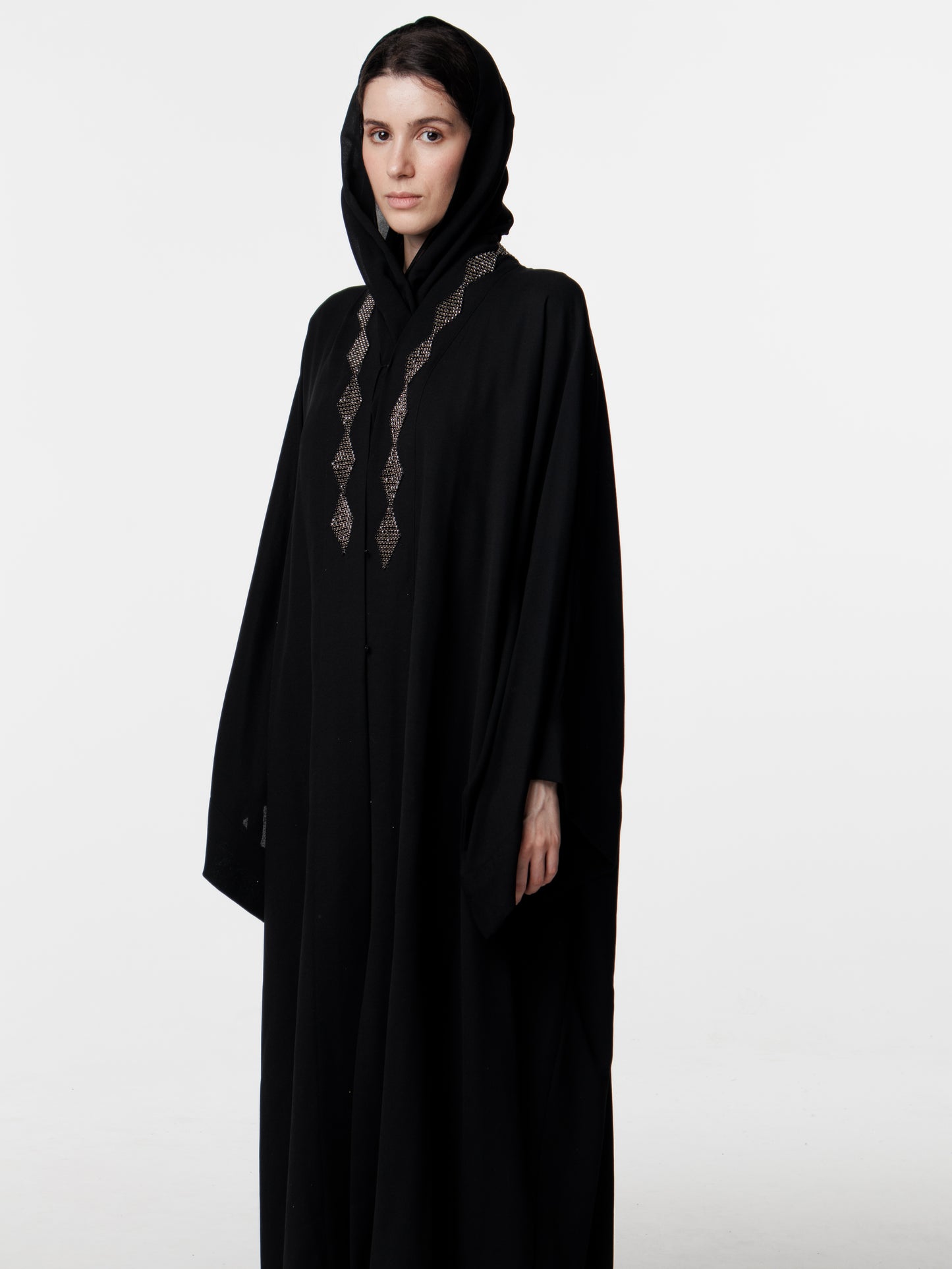 Embellished Long Abaya