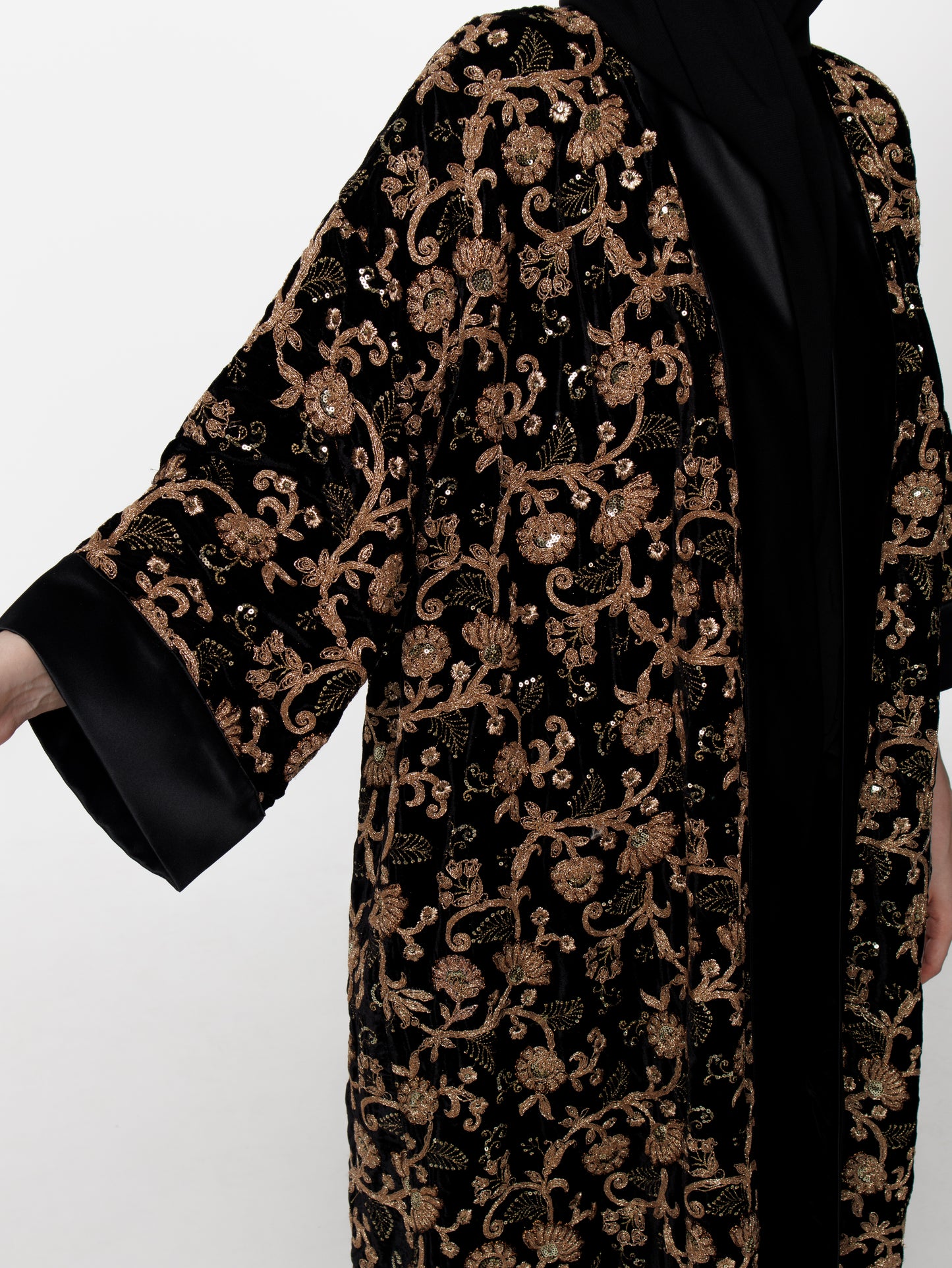 Embroidered Velvet Kaftan Special Collection