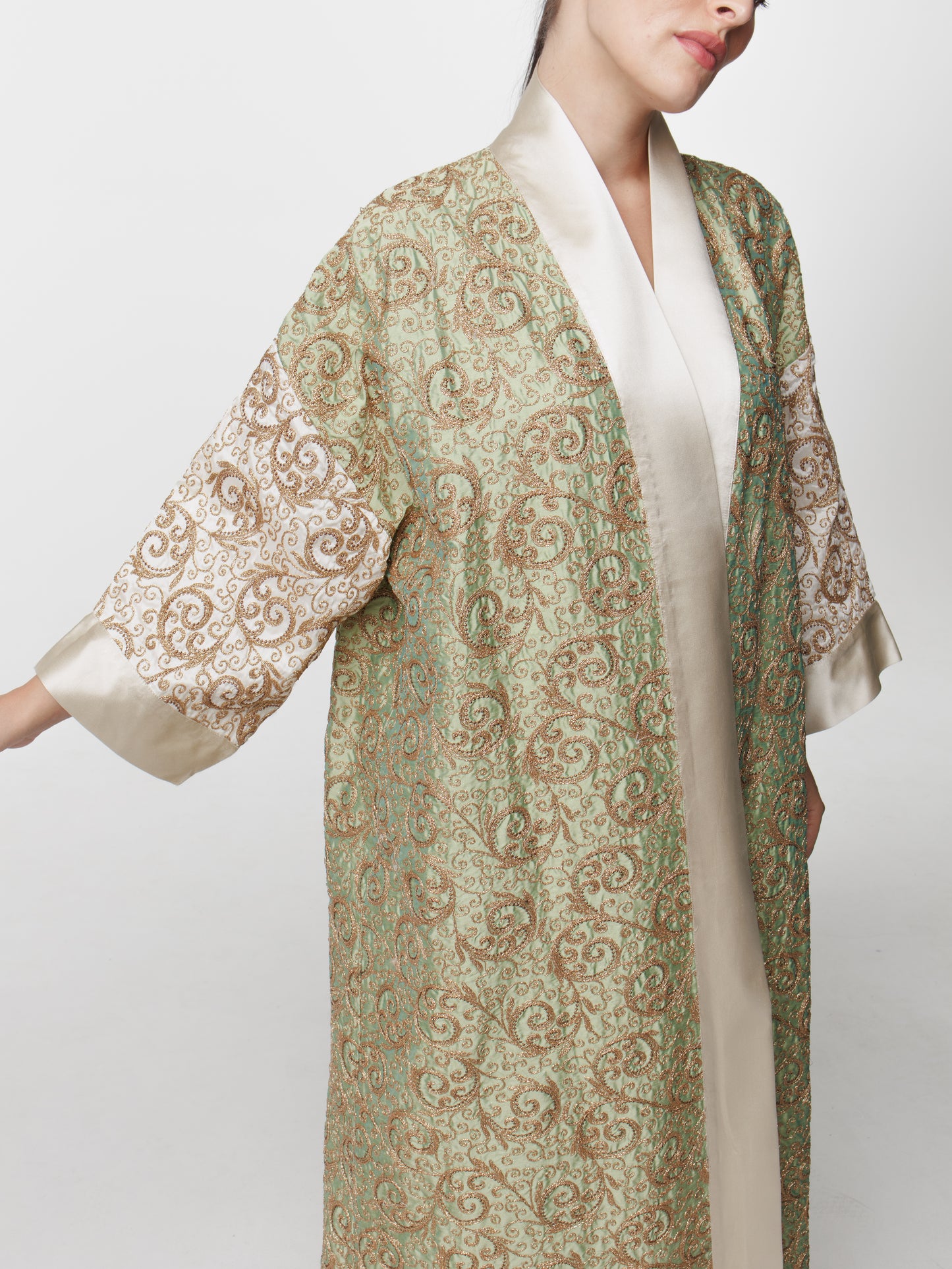 Embroidered Kaftan Satin Special Collection