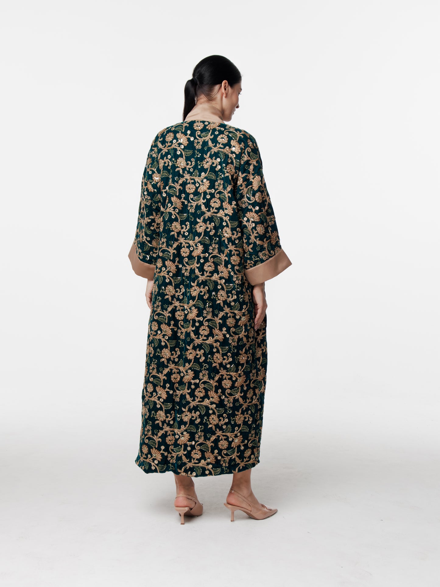 Embroidered Velvet Kaftan Special Collection