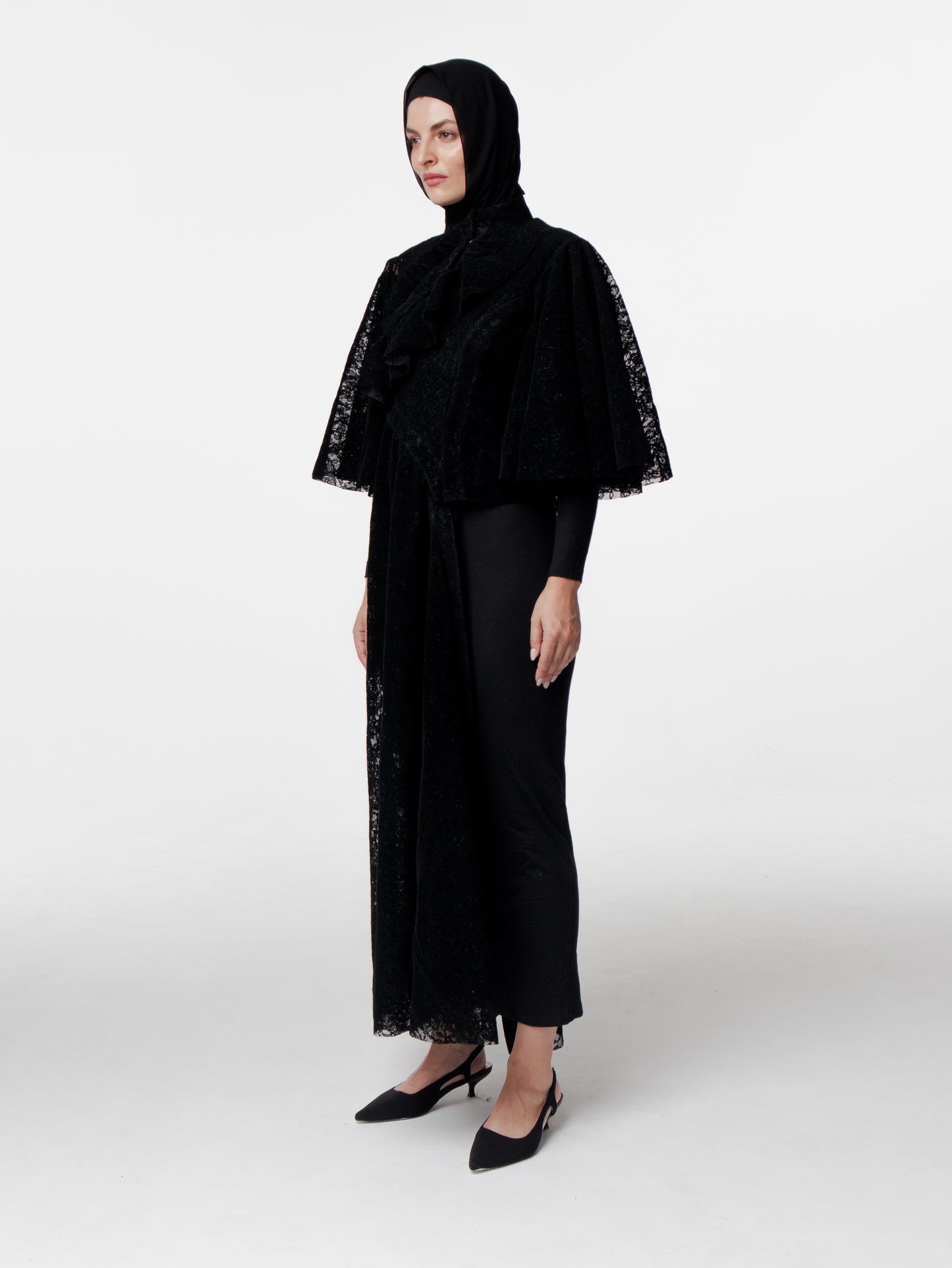 Versatile Long Lace Blouse