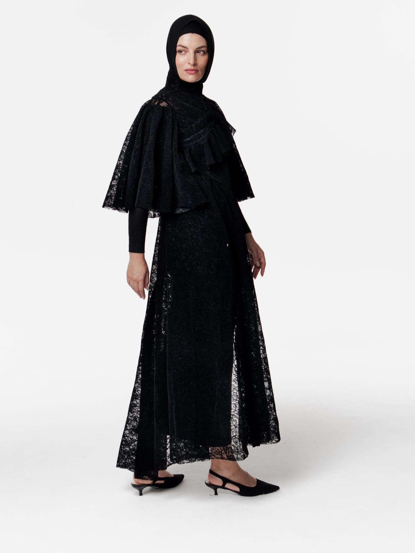 Versatile Long Lace Blouse