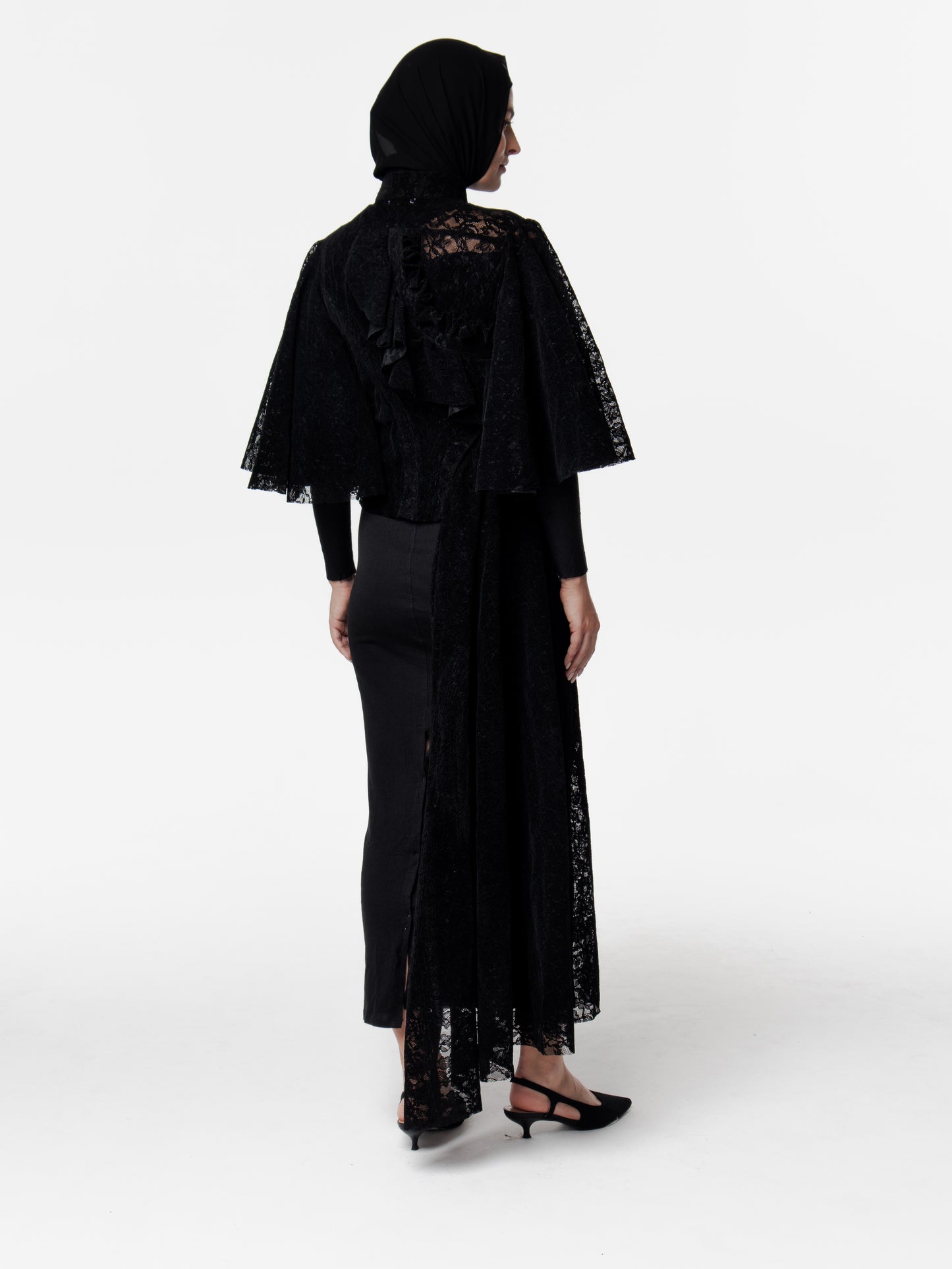 Versatile Long Lace Blouse
