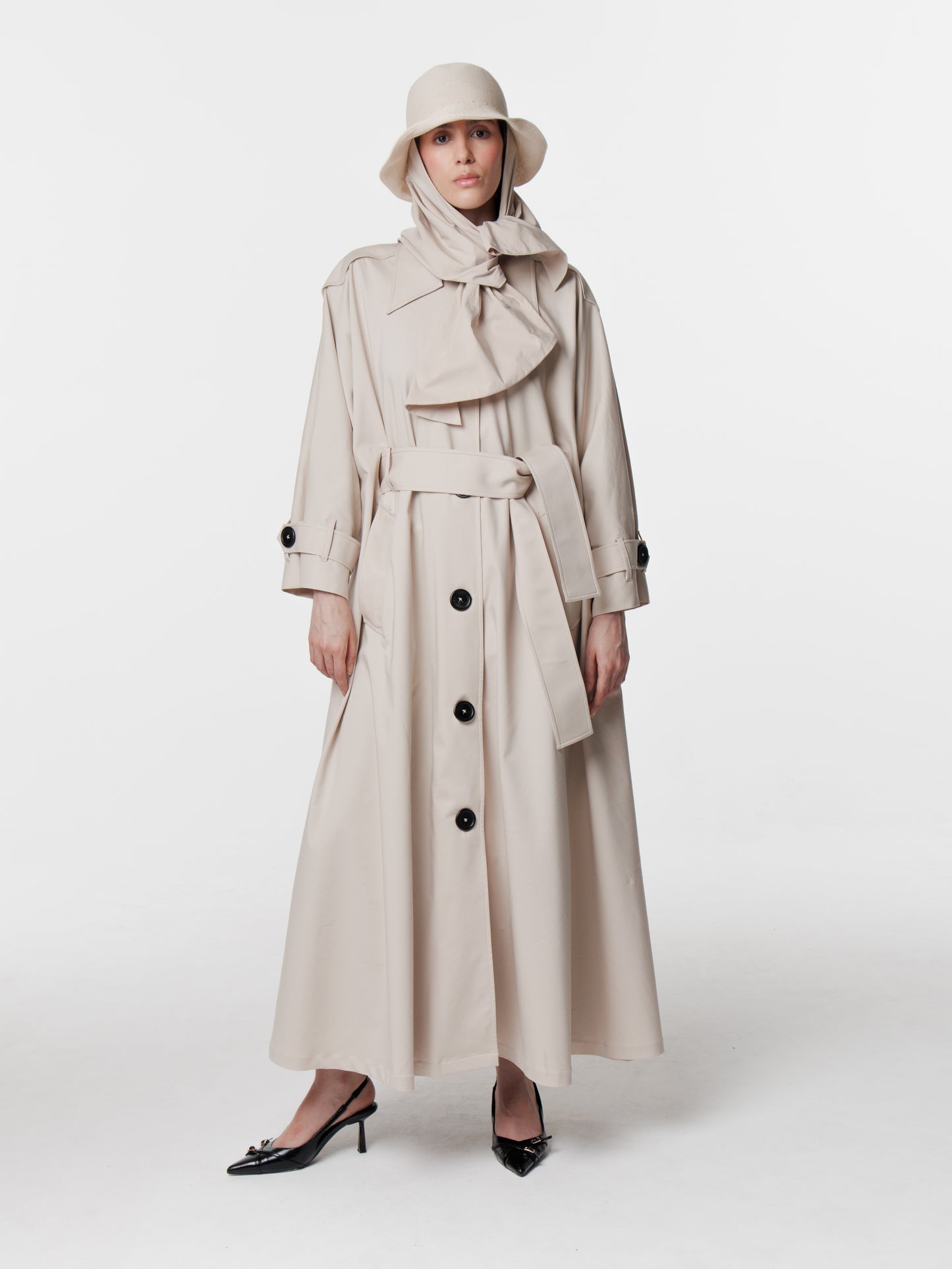 Contrasted Trenchcoat