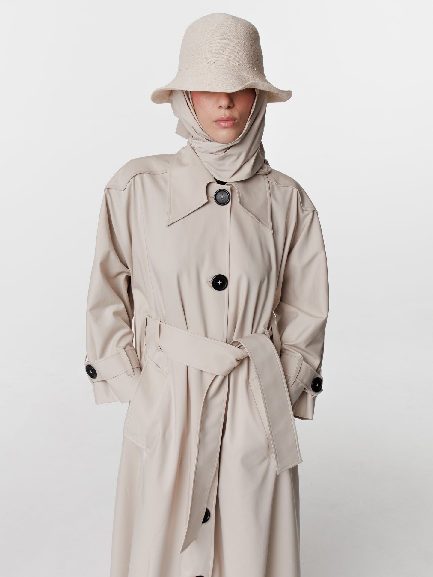 Contrasted Trenchcoat