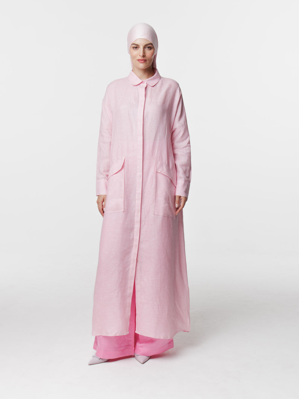 Maxi Linen Shirtdress