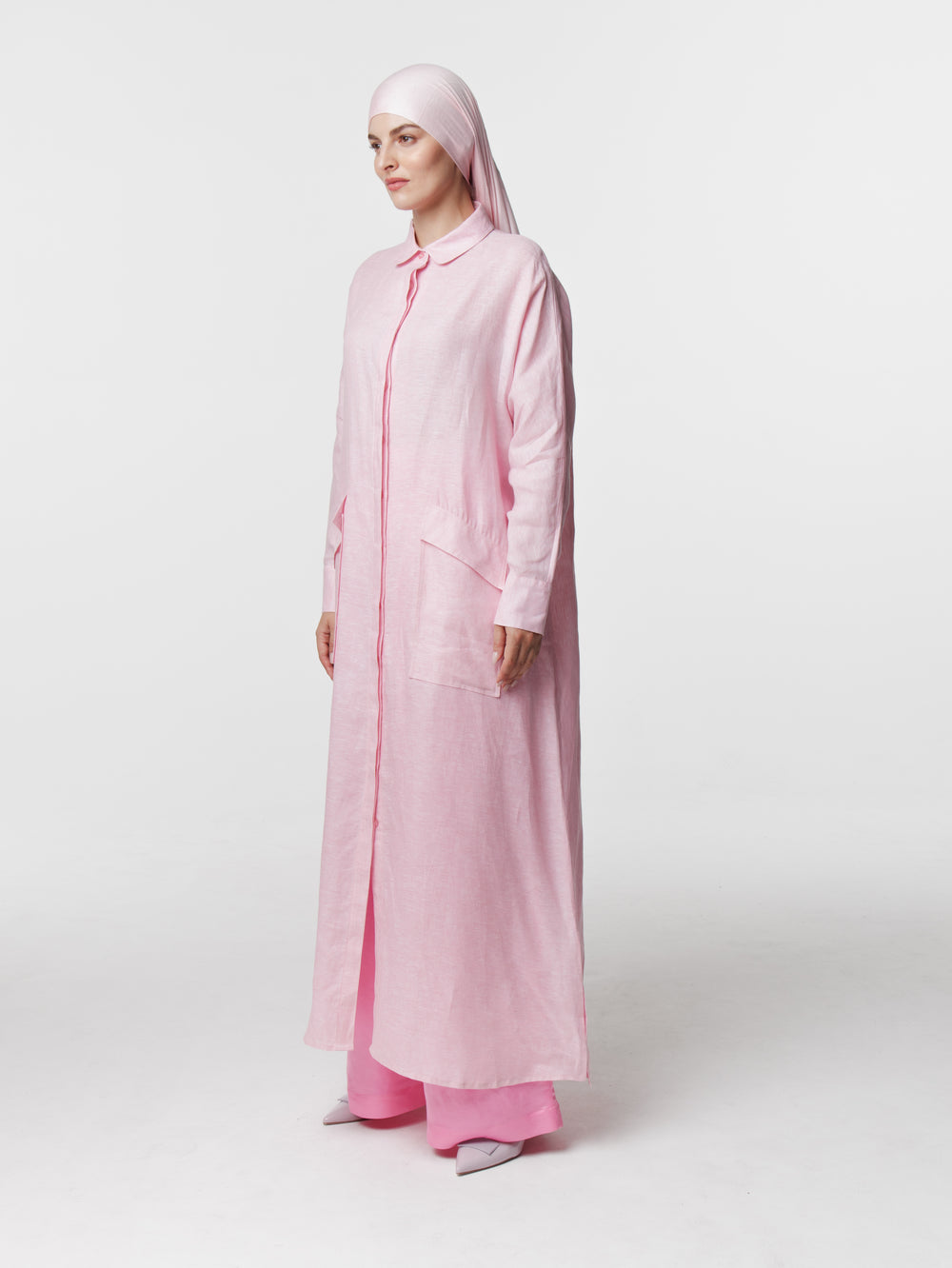 Maxi Linen Shirtdress