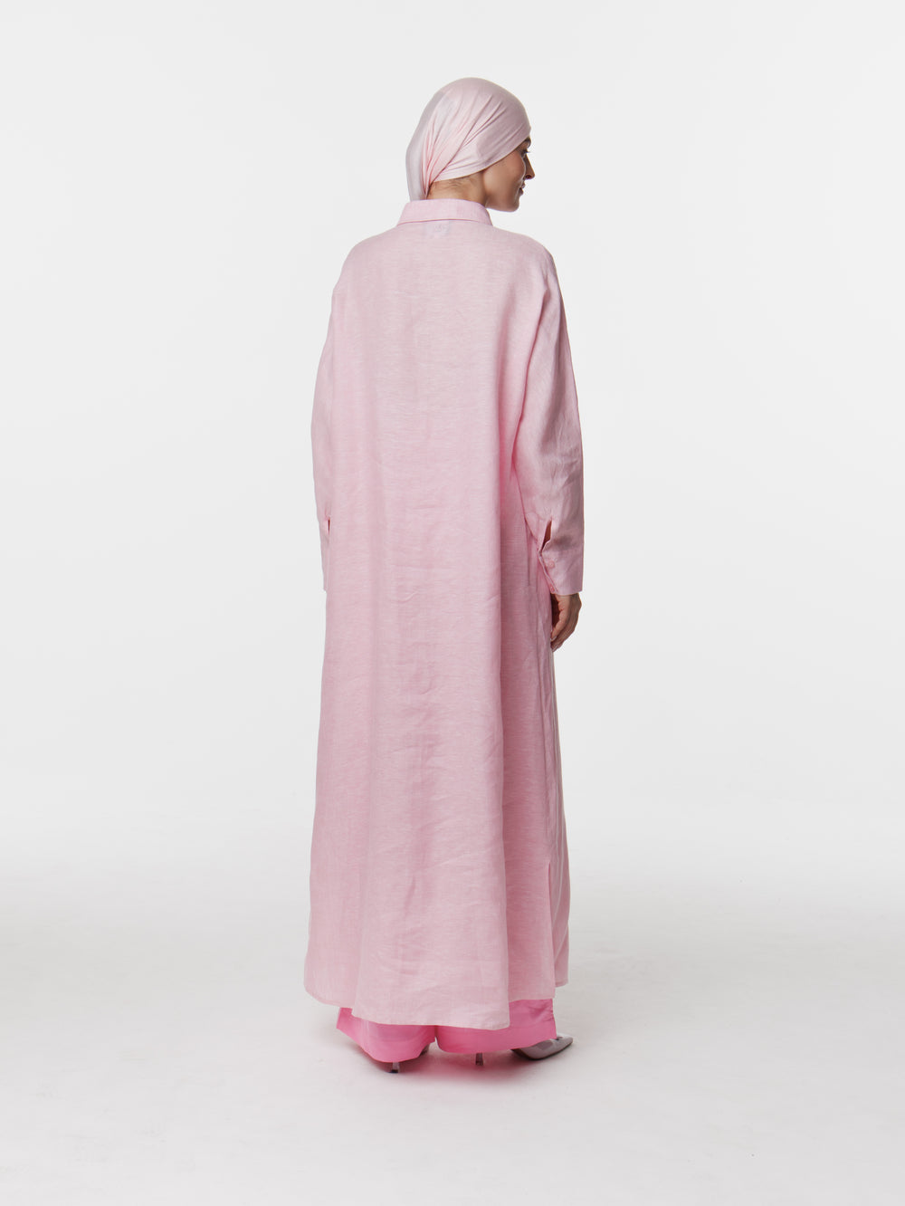 Maxi Linen Shirtdress