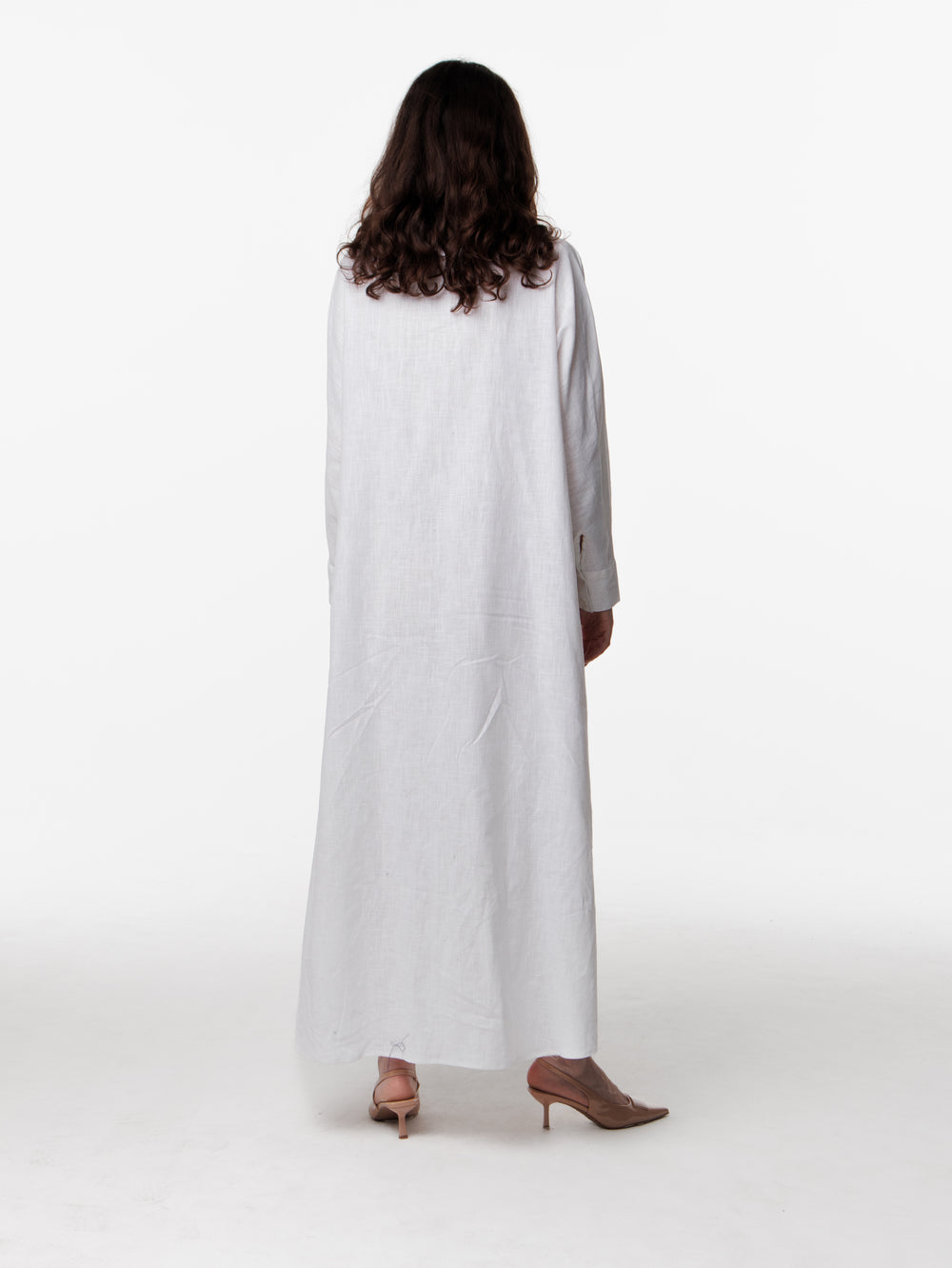 Maxi Linen Shirtdress