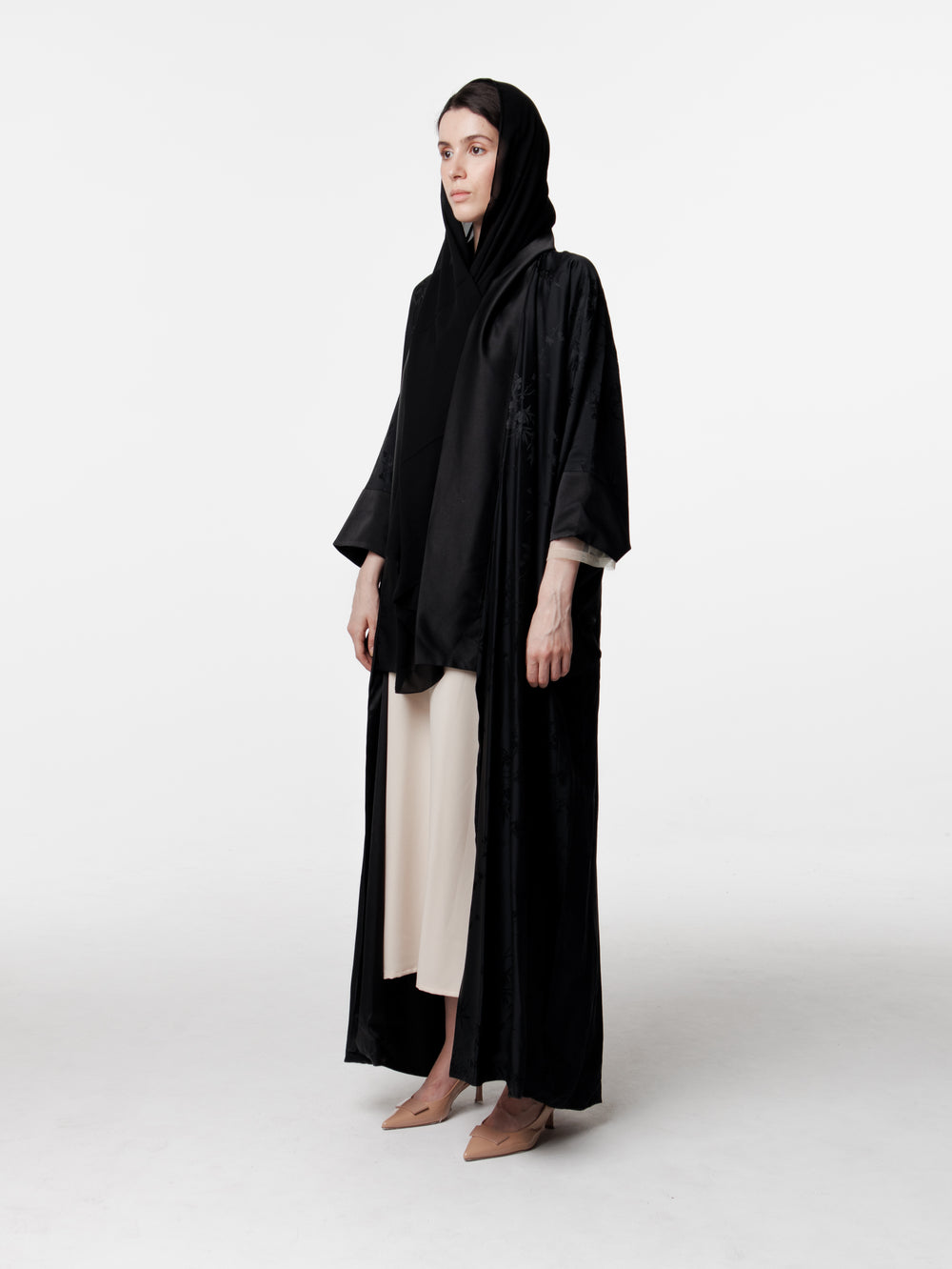 Kimono Pure Silk Printed Bamboo