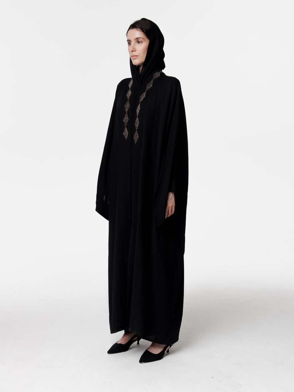 Embellished Long Abaya