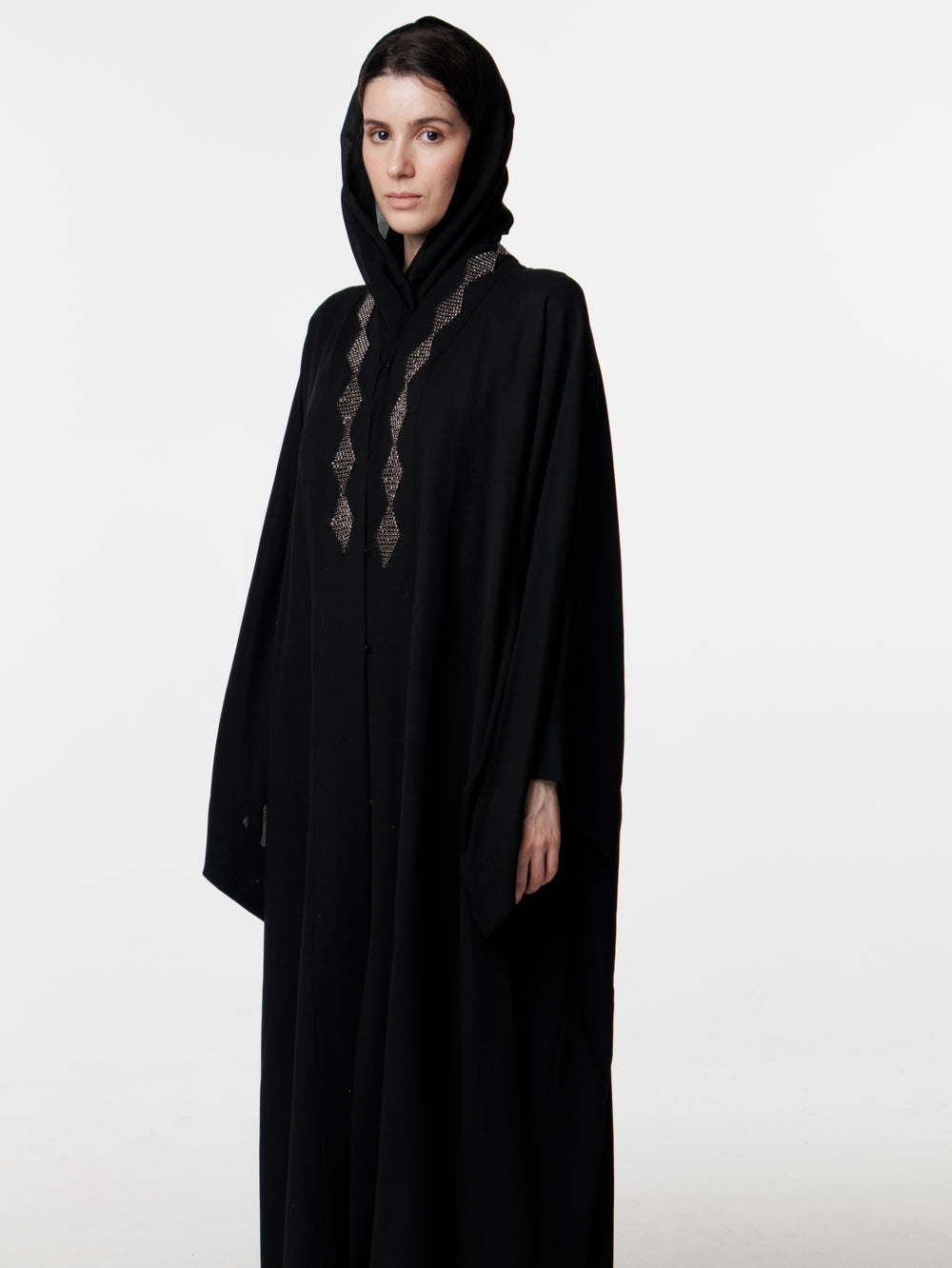 Embellished Long Abaya