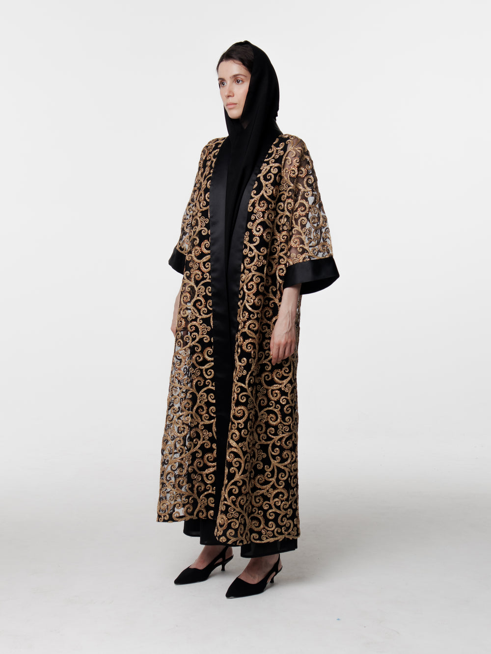 Embroidered Kaftan Mesh Special Collection