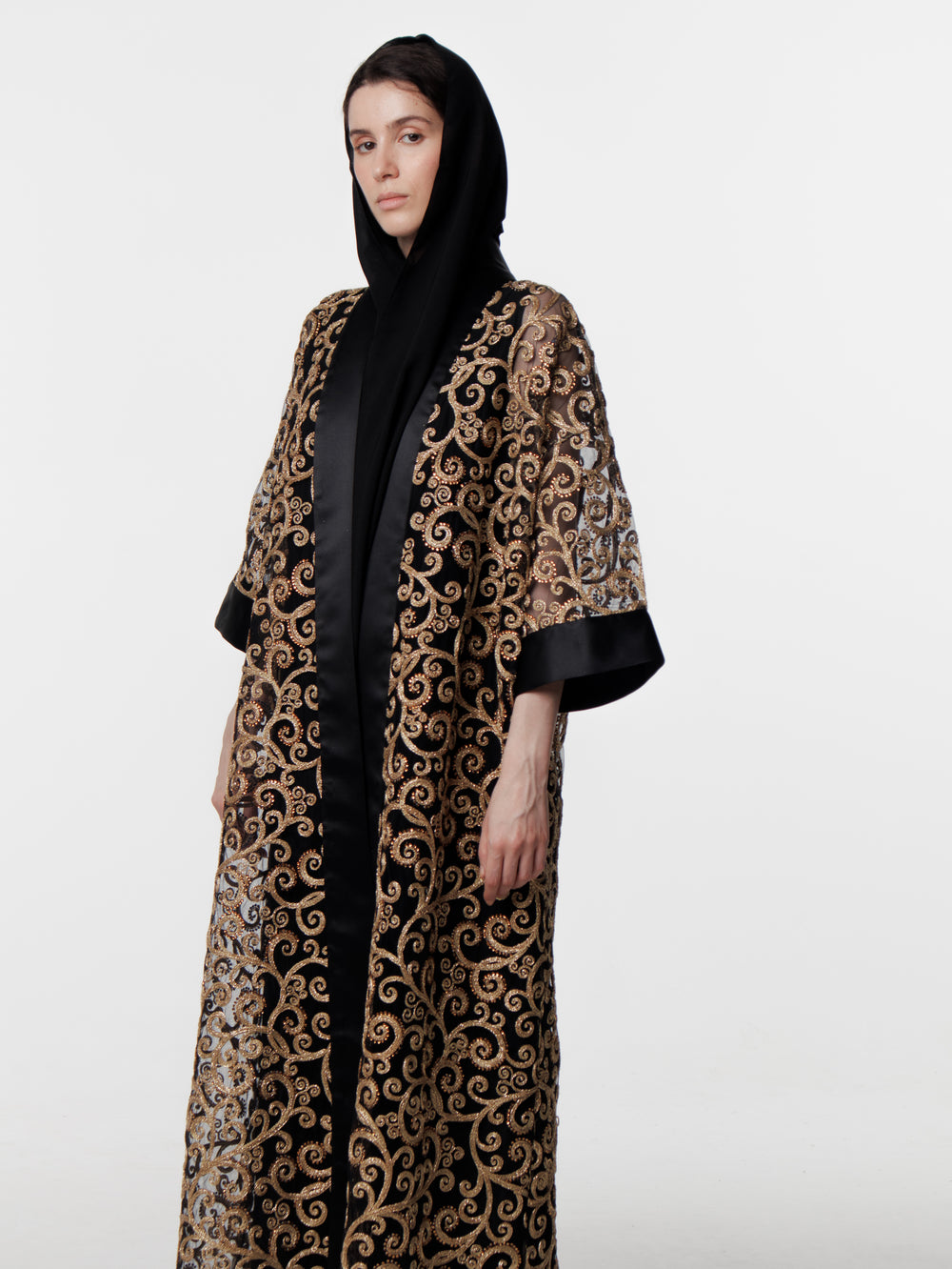 Embroidered Kaftan Mesh Special Collection