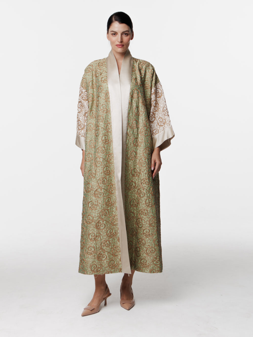 Embroidered Kaftan Satin Special Collection