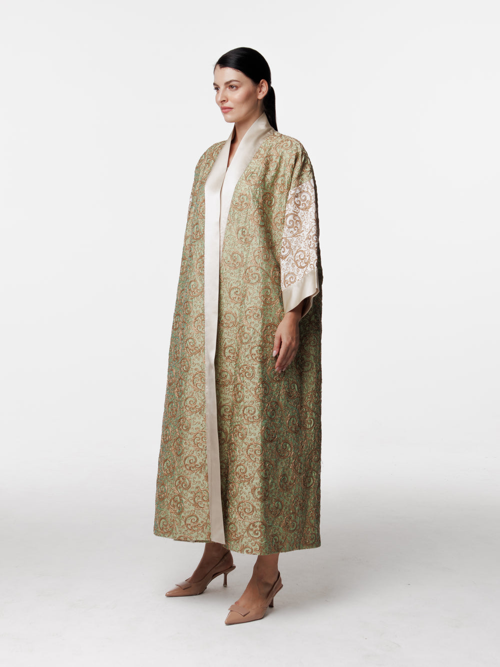 Embroidered Kaftan Satin Special Collection