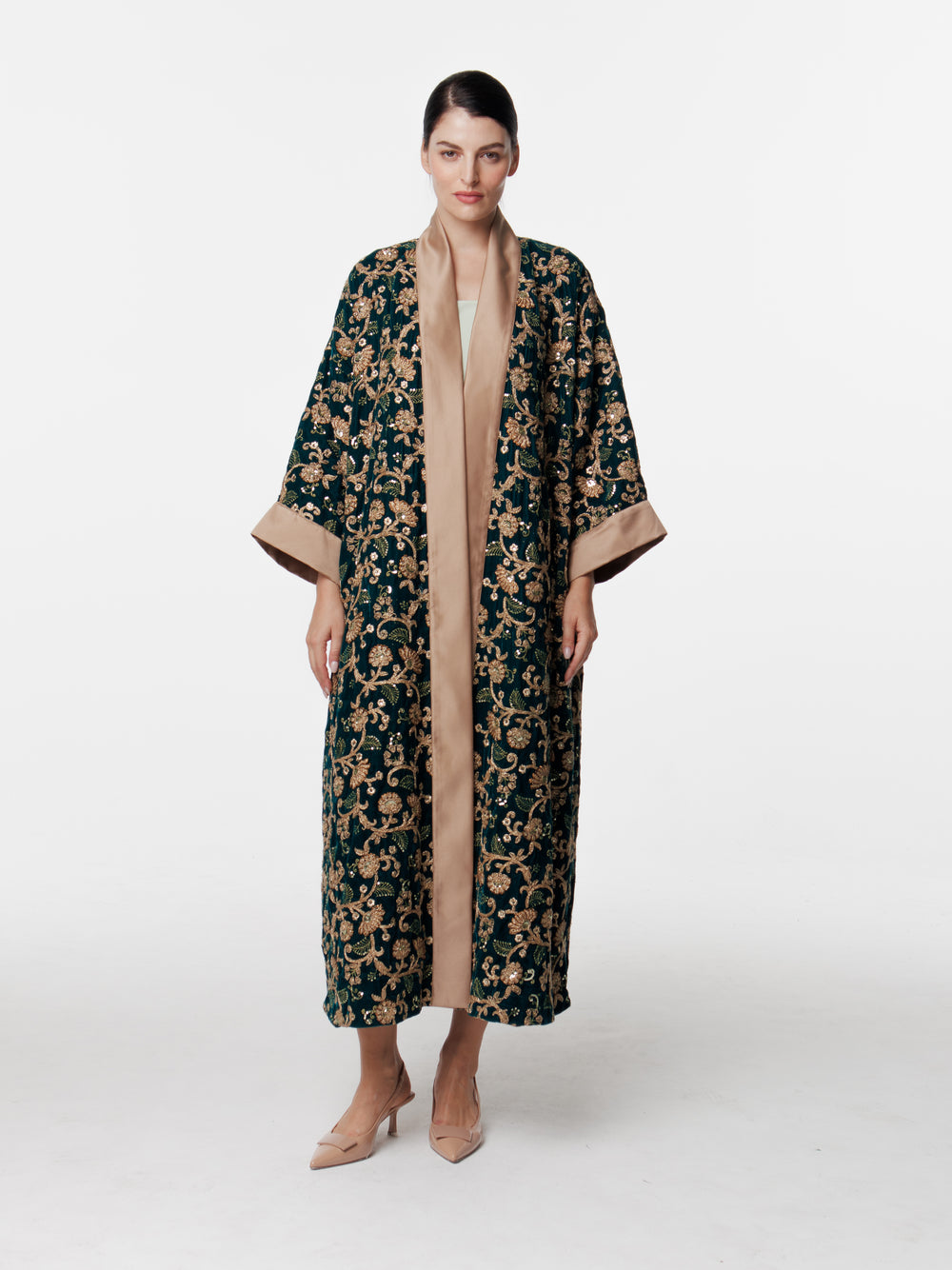 Embroidered Velvet Kaftan Special Collection