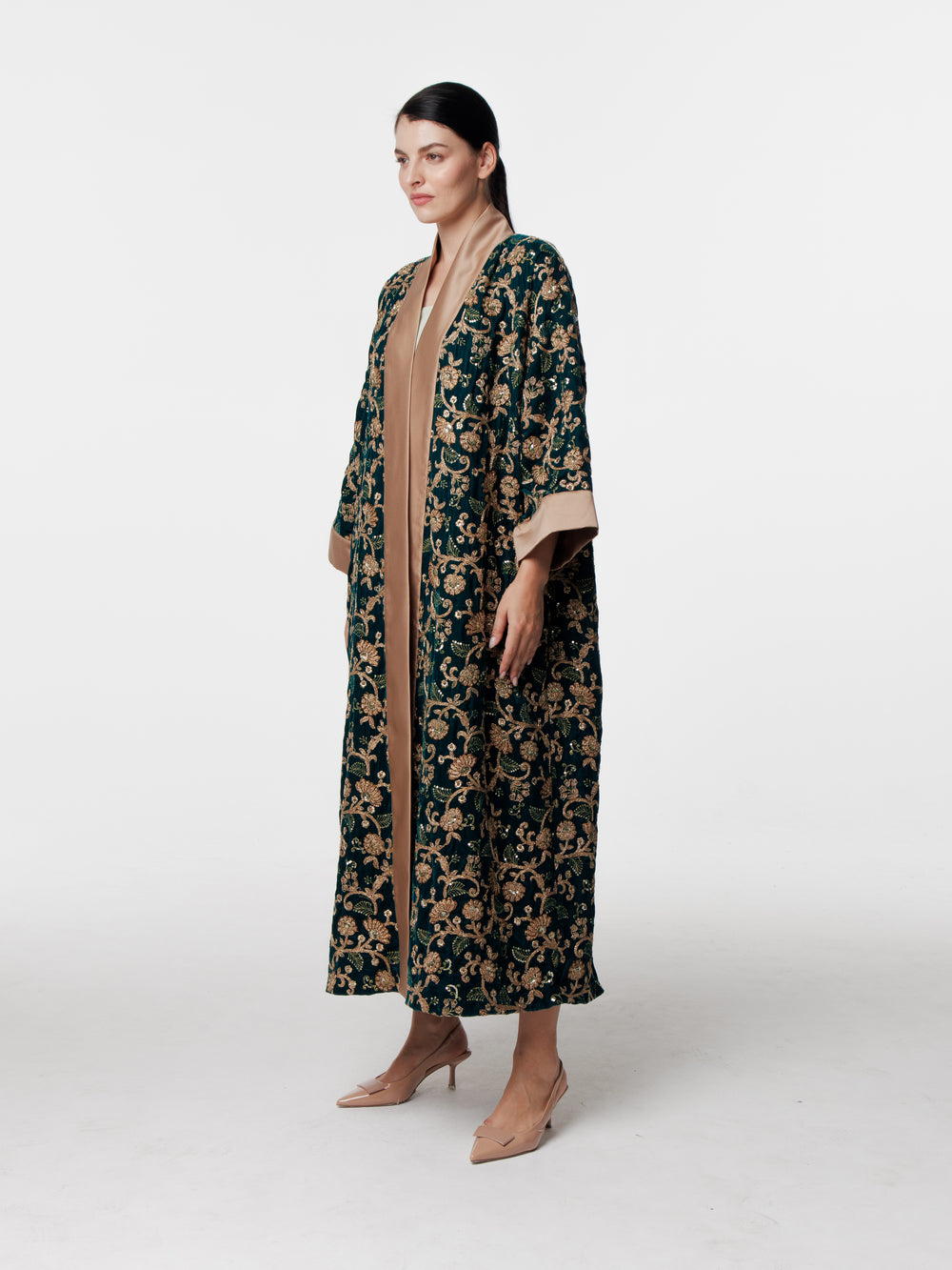 Embroidered Velvet Kaftan Special Collection