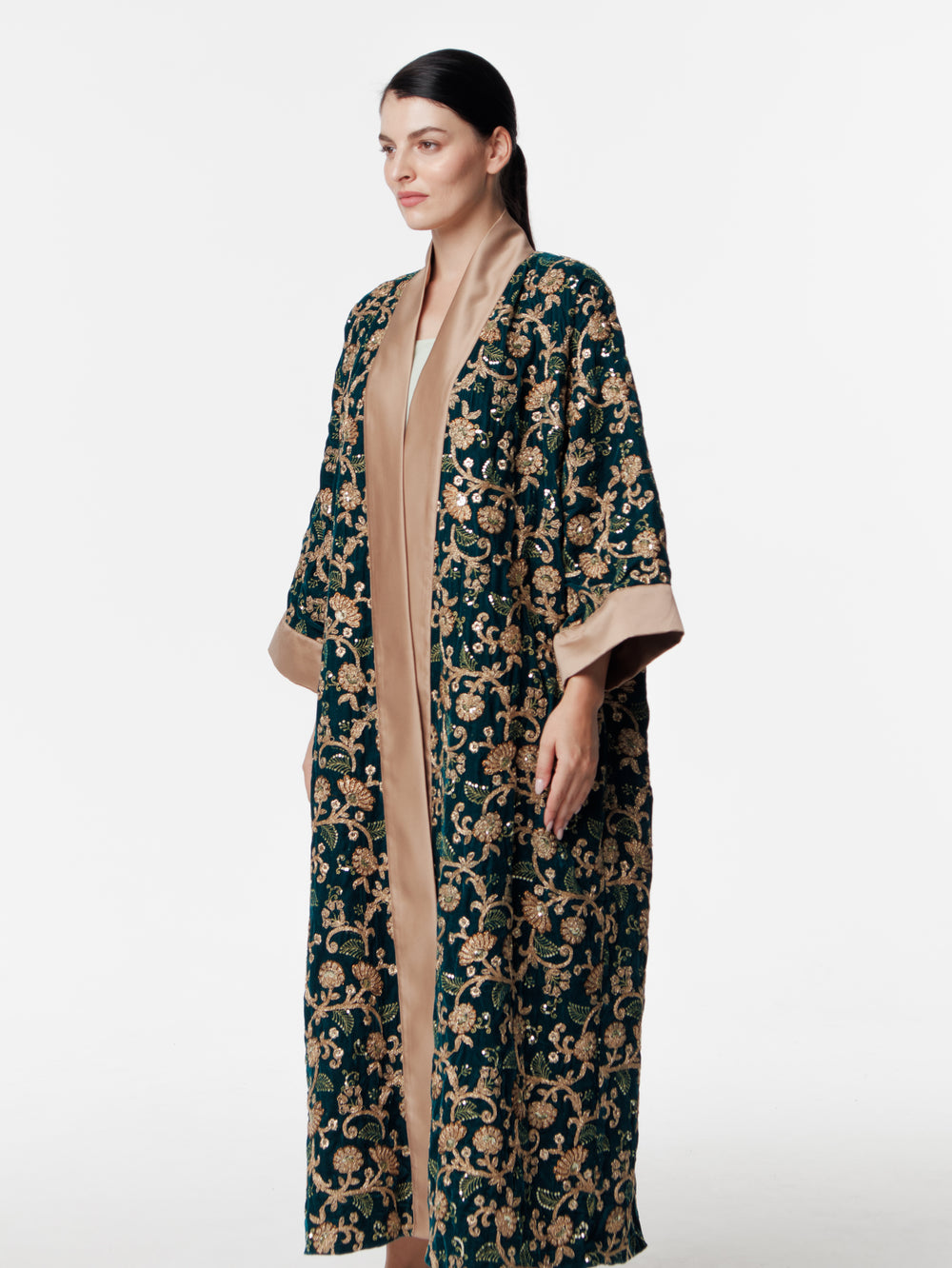 Embroidered Velvet Kaftan Special Collection
