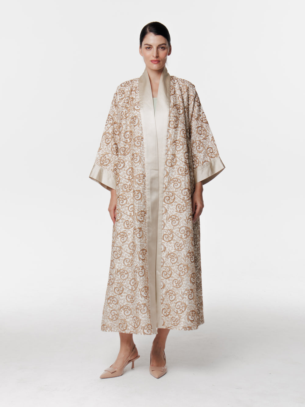 Embroidered Kaftan Satin Special Collection